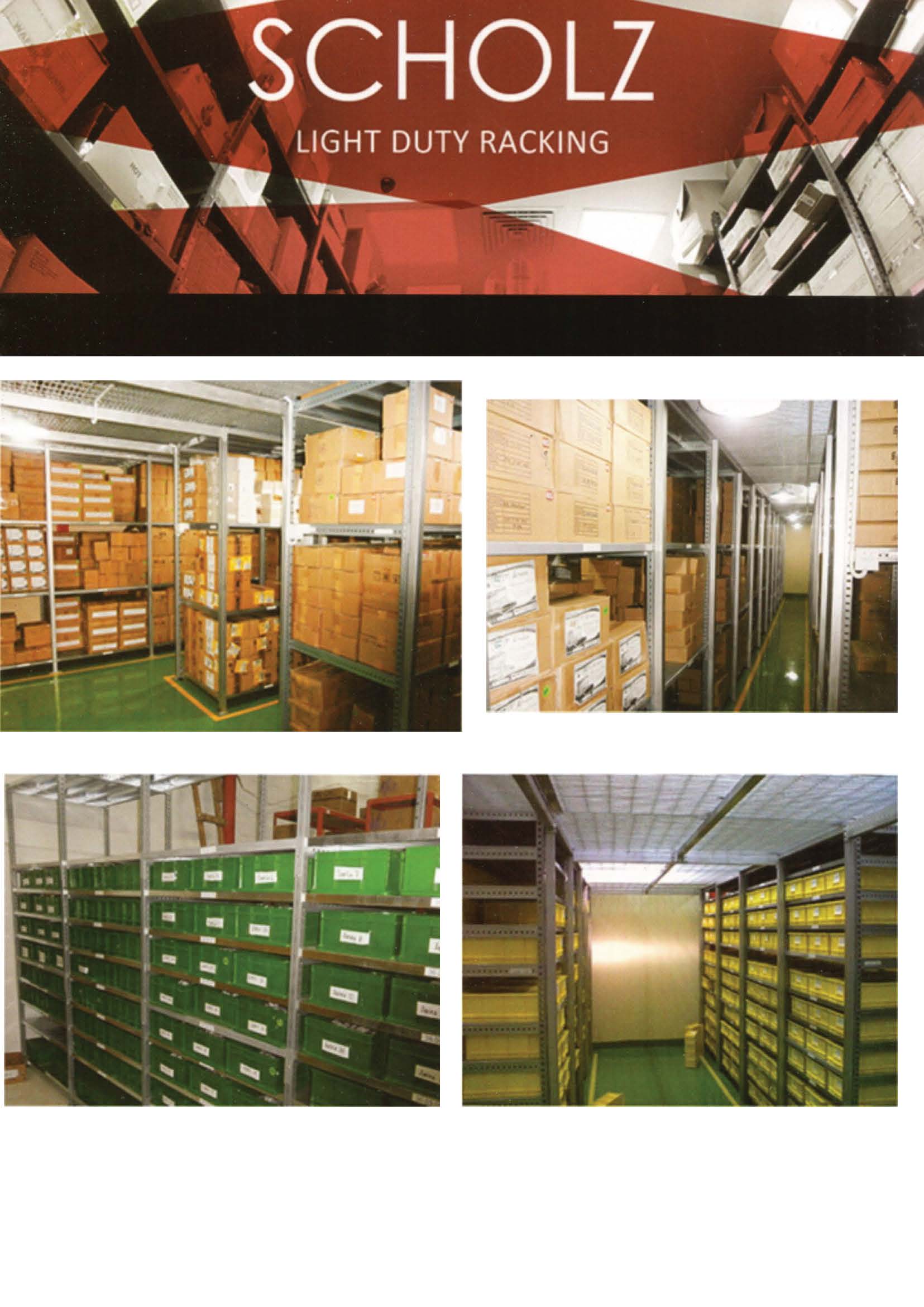 Scholz Light Duty Racking